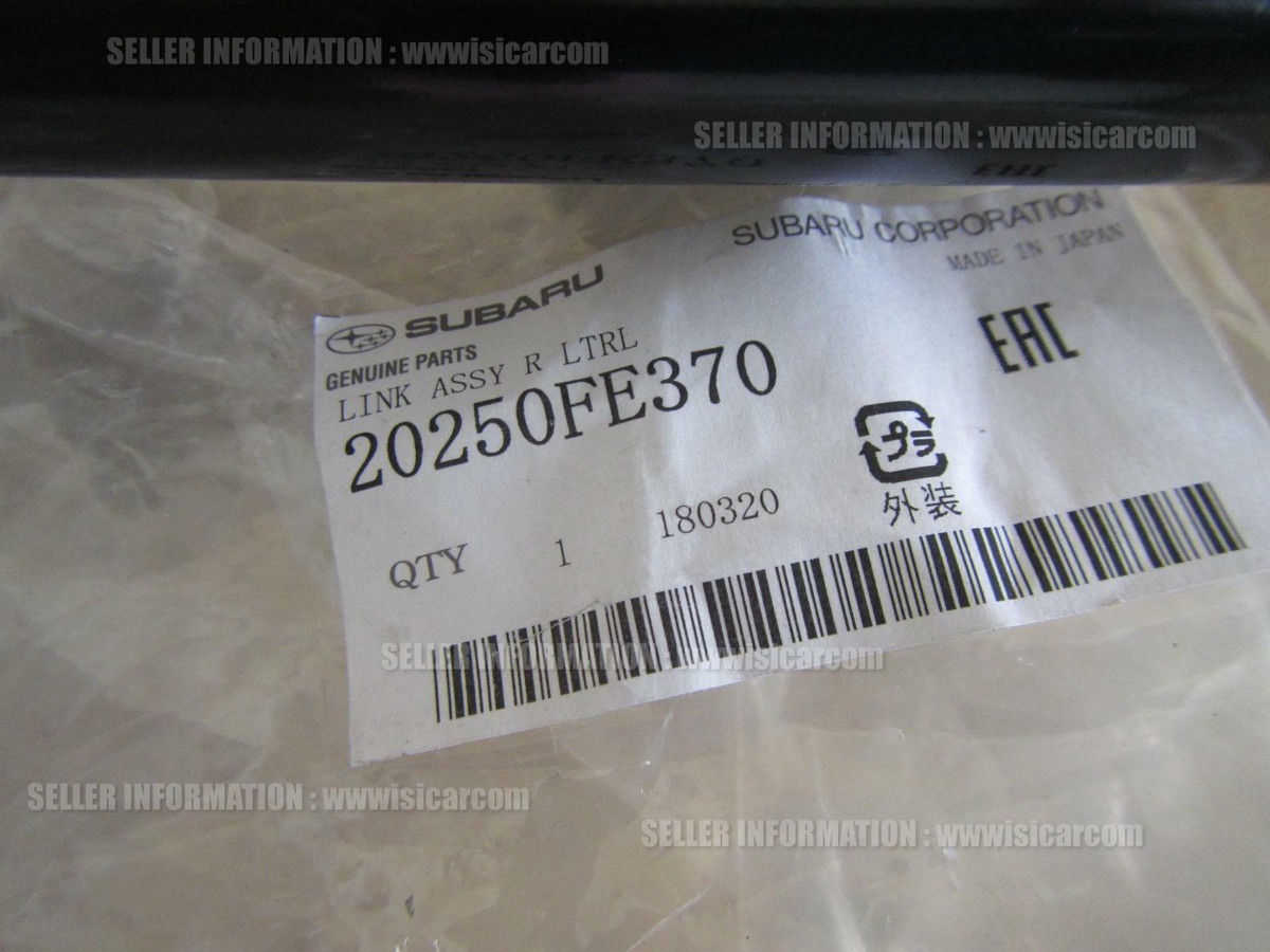 SUBARU IMPREZA WRX STI GDB LATERAL LINK ASSY REAR RIGHT 20250FE370
