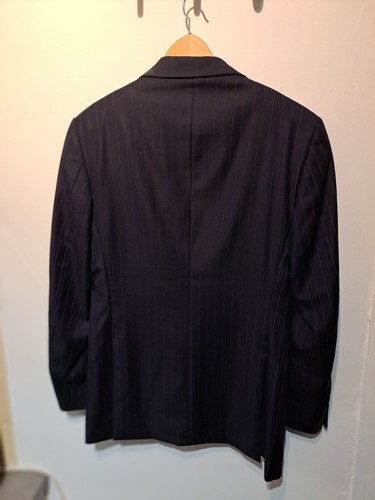 Hackett Loro Piana Blazer 36 Reg Navy Pinstripe Chelsea Jacket Immaculate - Picture 7 of 8