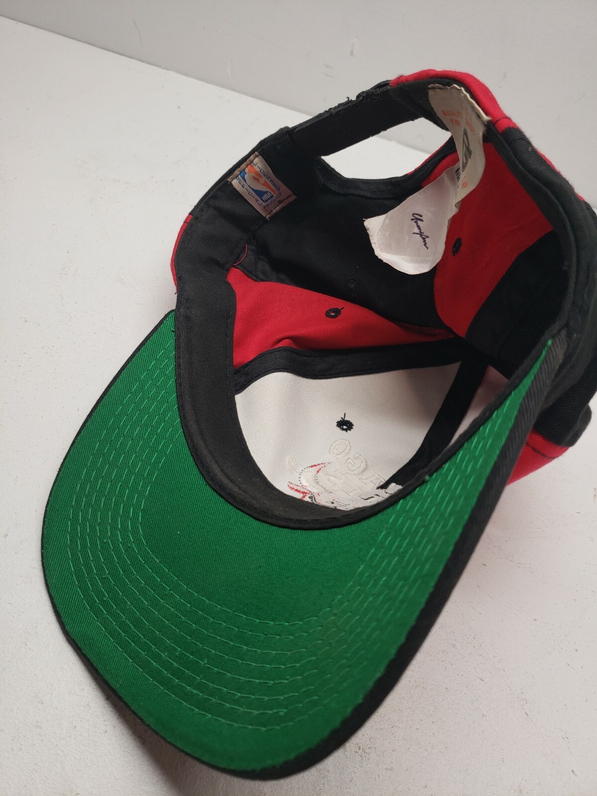 Vintage GCC Chicago Bulls NBA Basketball Red & Black … - Gem 