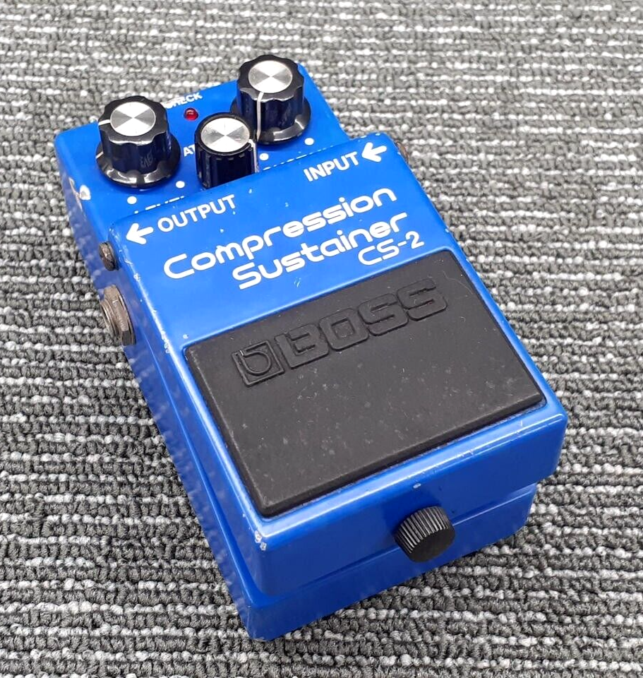 BOSS CS-2 Compression Sustainer Guiter Effect Pedal Made in Japan