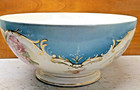 PORCELAIN  PUNCH  BOWL  SET  for  TOM & JERRYS w/ 8 cups — photo 4