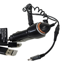 Mini USB Car Charger Mobile Phone and USB to Mini Combo