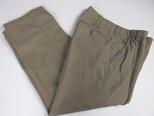 Chaps(Ralph Lauren) Coco Cotton Flat Front Straight Leg Pants Men's 34 X 30 T4L