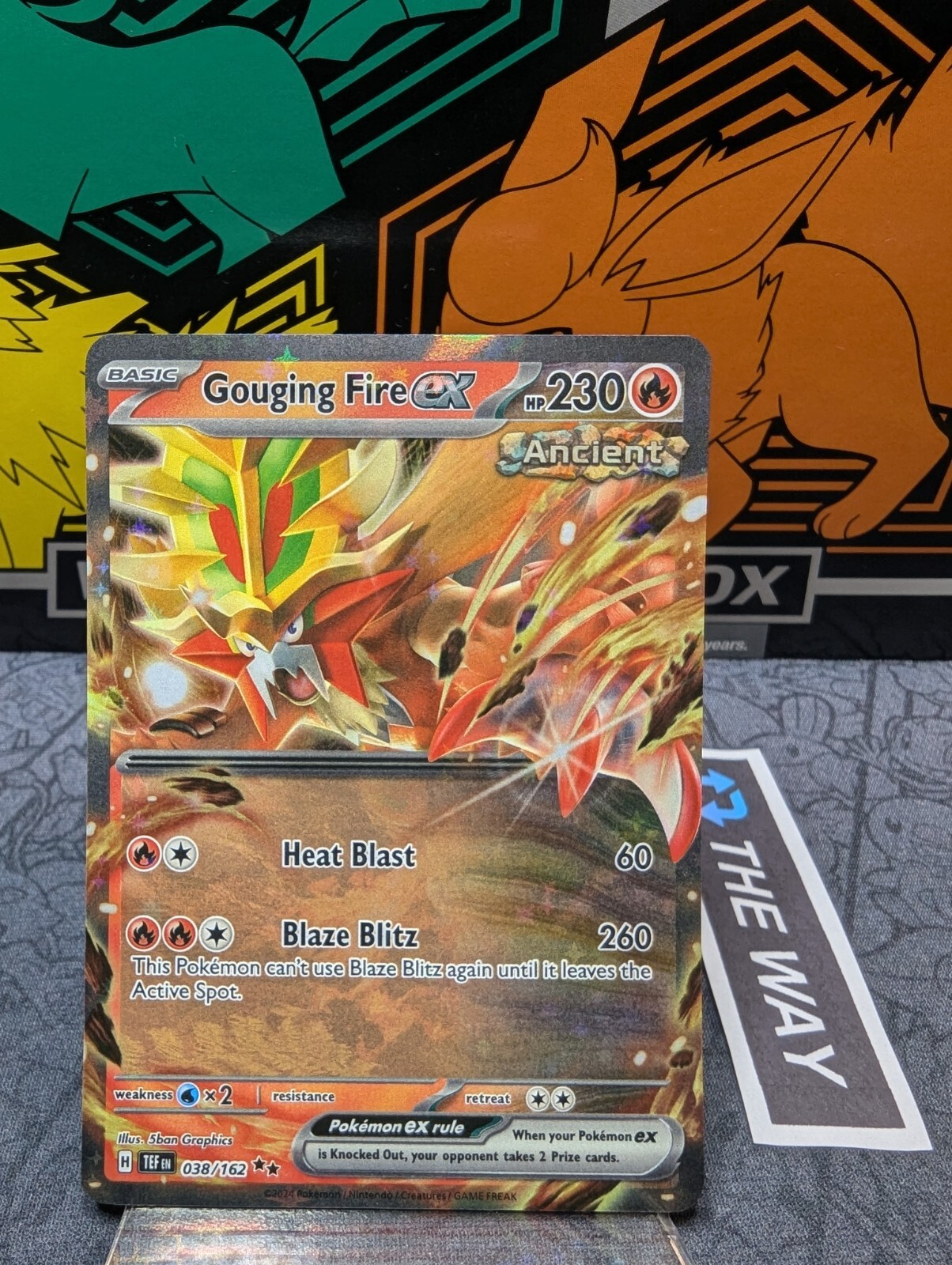 Gouging Fire Ex 038/162 - Temporal Forces - Double Rare - NM