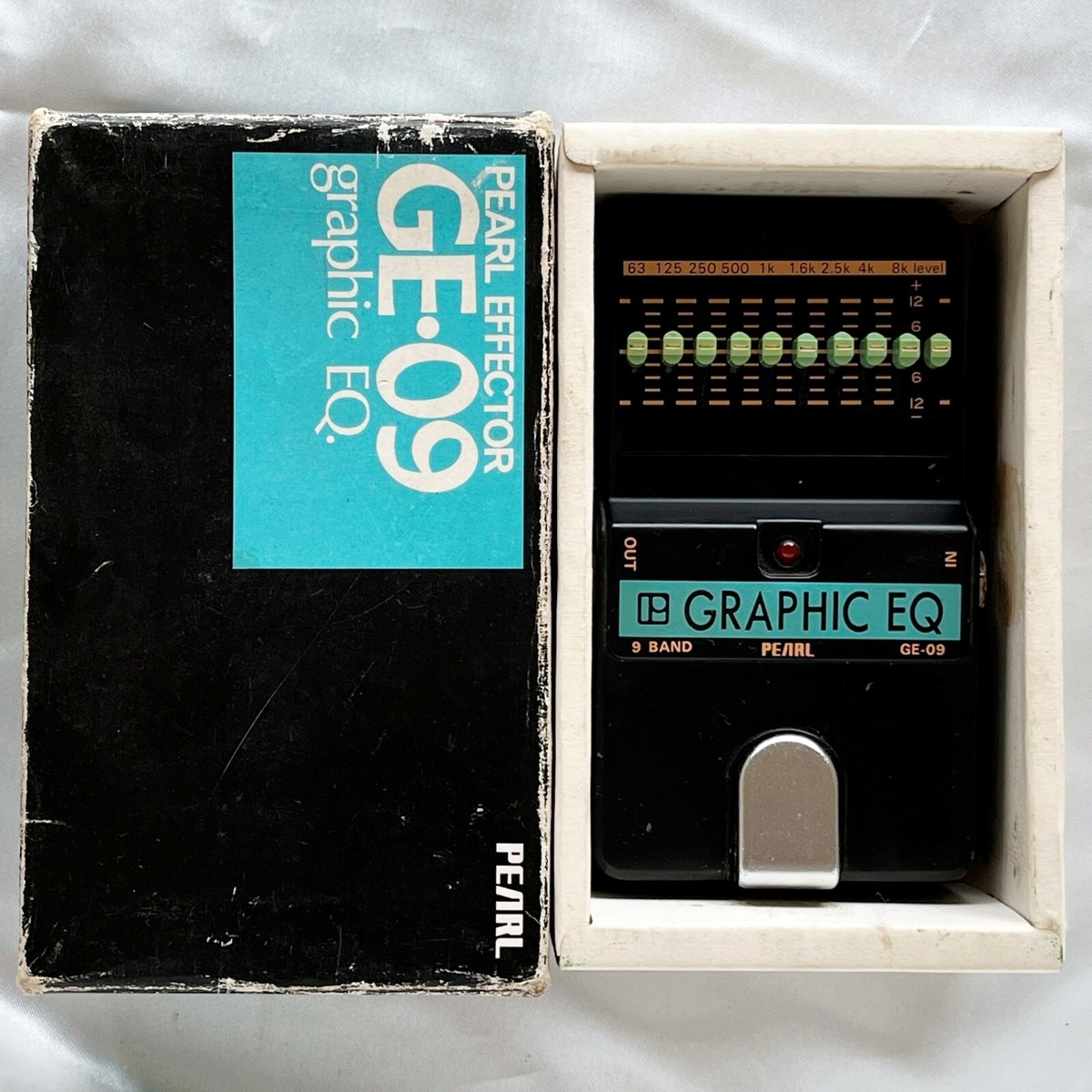 PEARL パール GE-09 GRAPHIC EQ Pearl GE-09 W/Box 9 band Graphic EQ 1980s Vintage Guitar