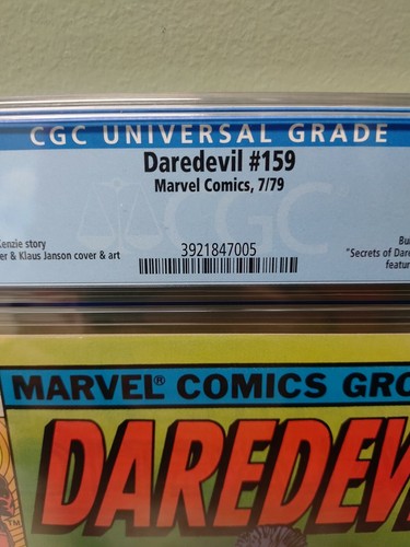 DAREDEVIL #159 CGC 7.5 "2nd Frank Miller" *MARKED FOR MURDER* "Marvel Comics" - Picture 3 of 7