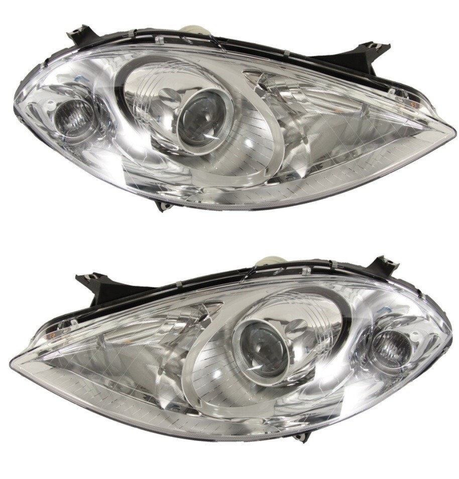 Phare avant gauche + droit pneumatique Mercedes Classe A W169 optiques transparentes