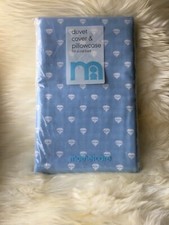 “NEW” MOTHERCARE BABY BLUE BOAT SINGLE BED SET
