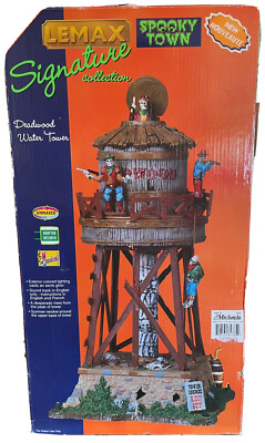 Lemax Spooky Town Deadwood Water Tower