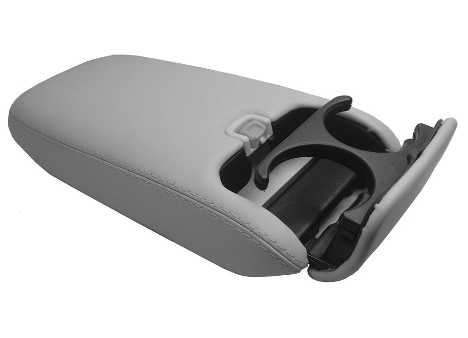 Tapa de consola reposabrazos cubierta de cuero para Jaguar XK XK8 XKR 1997-2006 AGD avena Foto 4 de 4