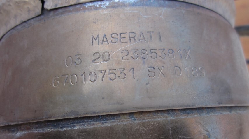 Maserati Levante 3.0l turbo 6 cyl m161 Catalytic Converter 670107531