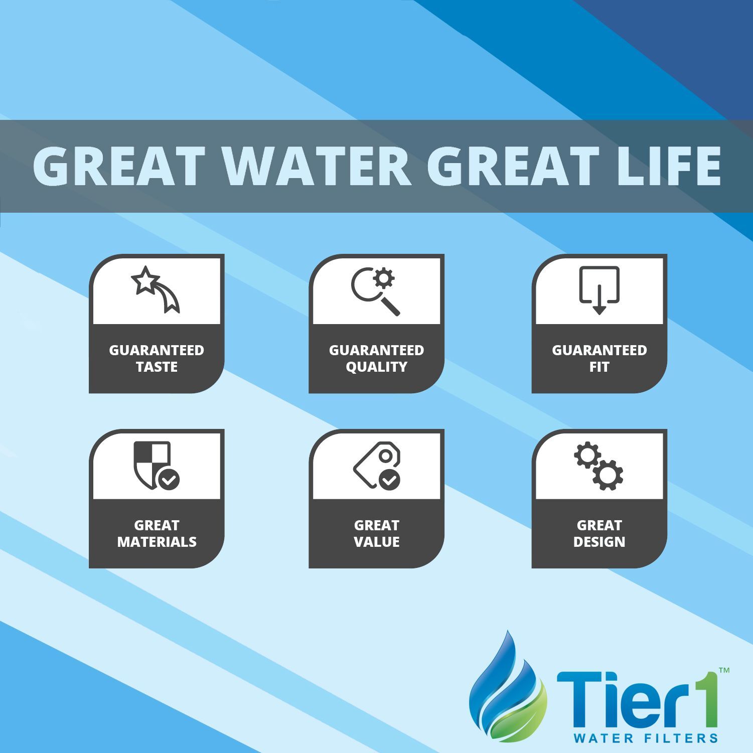 Tier1 Iron and Manganese Reduction Replacement Water Filter Cartridge