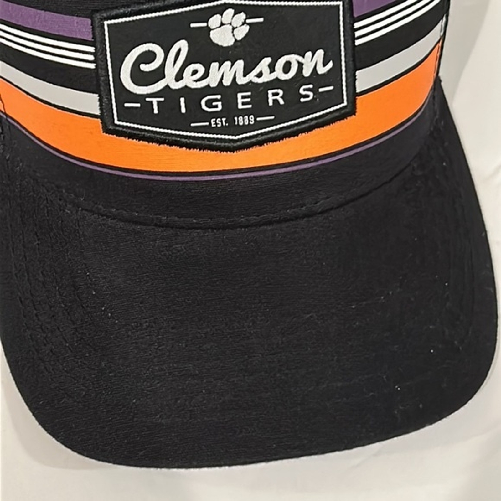 Clemson University Tigers Top of the World Trucker Hat Adjustable Black