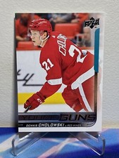 2018-19 Upper Deck Series 1 Hockey DENNIS CHOLOWSKI #231 YOUNG GUNS ROOKIE