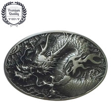 MYSTIC DRAGON Belt Buckle Metal Zinc Alloy Vintage Retro Fashion Western Premium