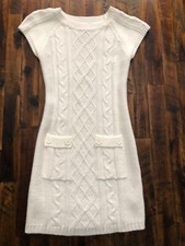  Pink Republic  Cap Sleeve Round Neck Stretch Dress Size L (Juniors) 