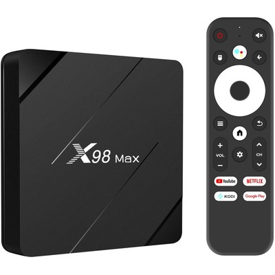 Android TV Box, 4K, WiFi, Bluetooth, Netflix, Prime Video, Allwinner