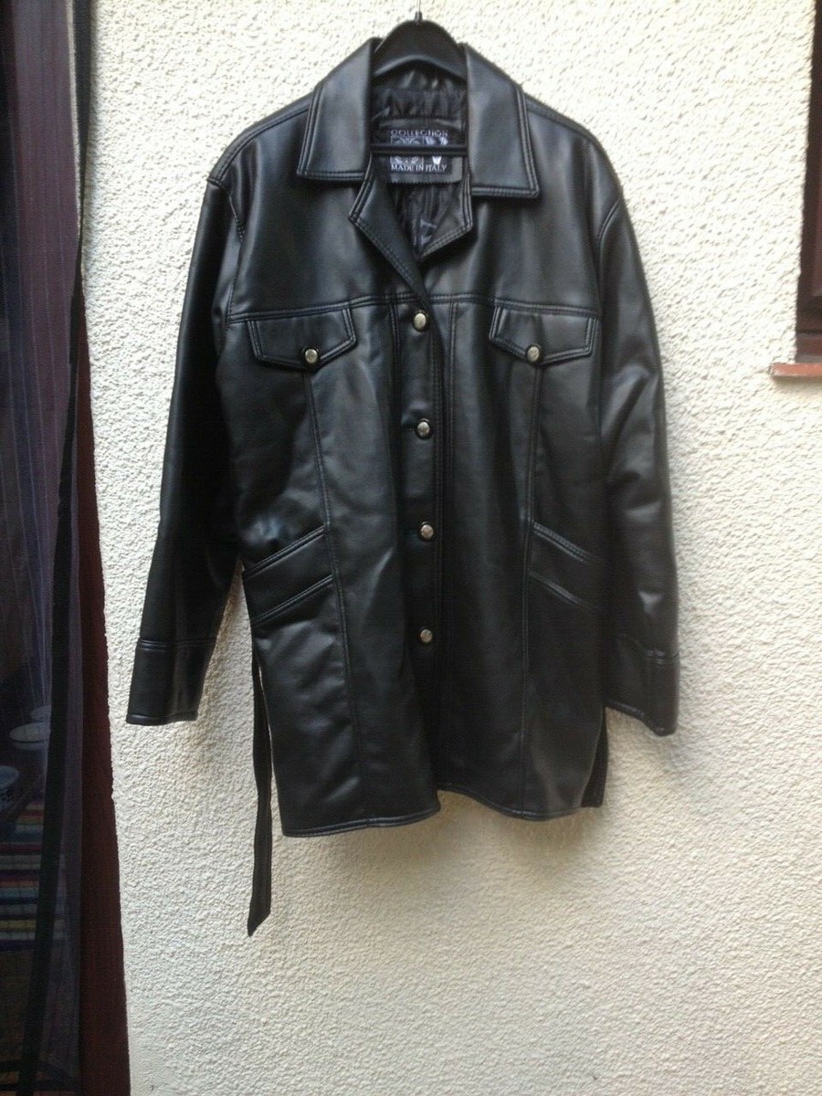 Alta V Moda Super Soft Leather Jacket - Black - Long Length