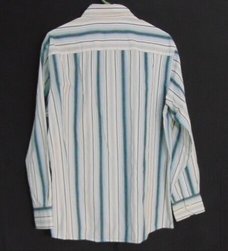 Concepts By Claiborne Men's Striped Collared Button Down Dress Shirt Size L - Picture 3 of 4