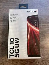 TCL 10 5G UW Verizon Prepaid~6.5" Screen 48MP 128GB Diamond Gray