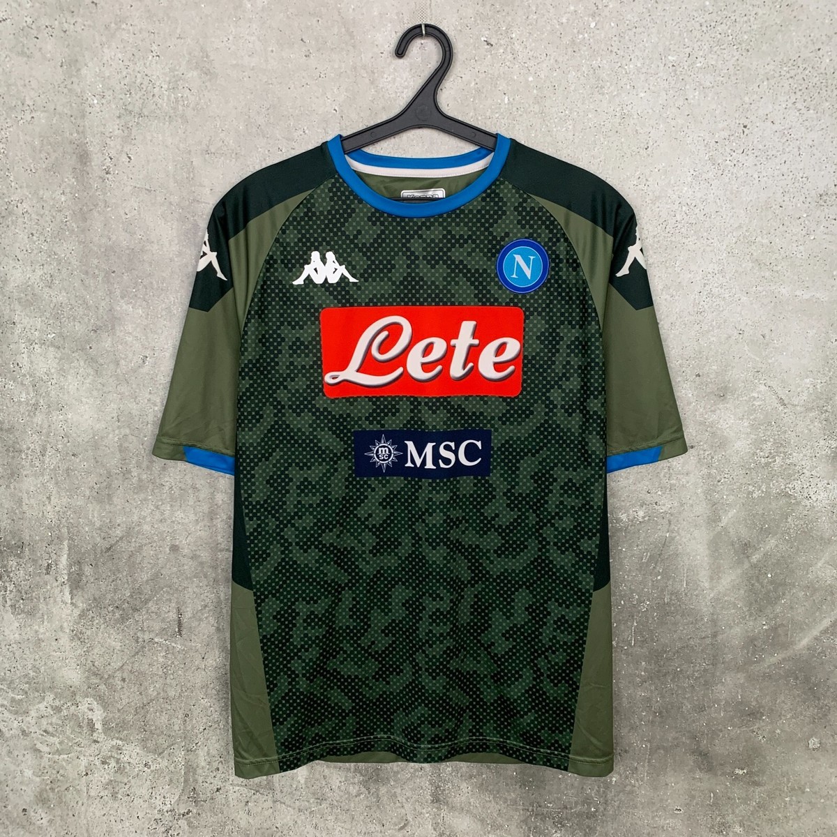 Maillot Kappa SSC Napoli Third 2019/2020 Kombat S - Vert Foot Italia