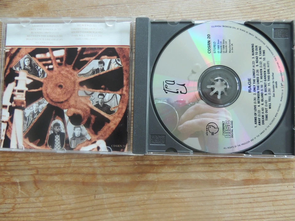 CD-Album: T'Pau – Rage (1988) - Bild 2 von 3