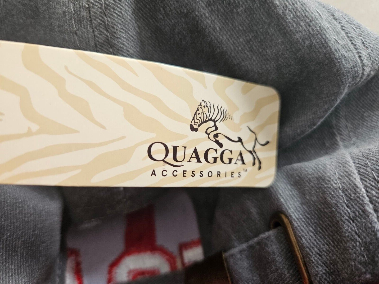 Gray USA Baseball Hat Adjustable - image 2