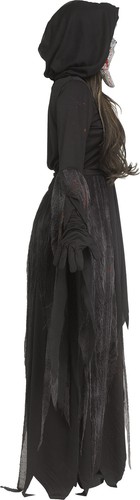 Bloody Bling Ghost Face Adult Womens Costume Dress Mask Belt Gloves NEW Scream - Picture 5 of 6