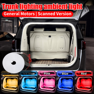 2/4M Dynamic Flowing Ambient Lighting Car Trunk LED Light Strip Car Trunk Light