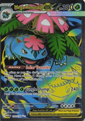 Mega Venusaur ex Holo Ultra Rare ME01: Mega Evolution 155/132 NM