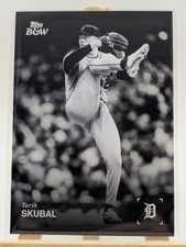 2025 Topps Black & White Tarik Skubal 52 Detroit Tigers