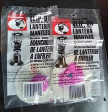 FREE SHIPPING!! 2 Packs Of  4 Century Slip-On Lantern Mantles Model 2295 