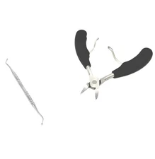 Toe Nail Clipper AND Tool 2-PIECE Set Professional Podiatry Chiropody Ingrown