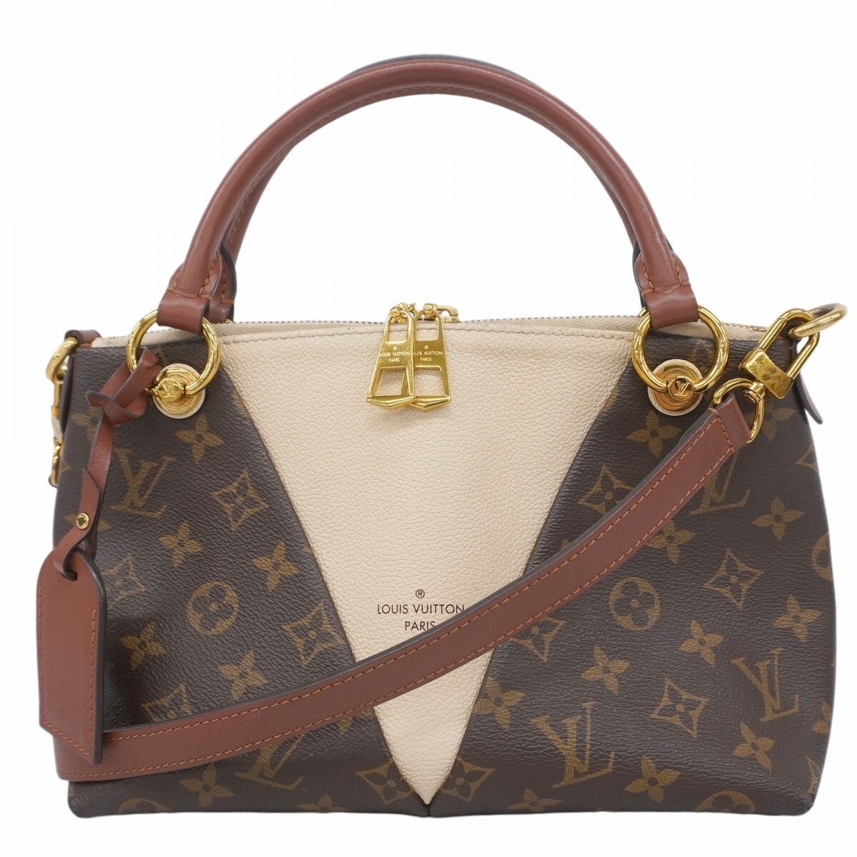 Louis Vuitton Monogram V Tote BB Bag M44520 in Brown