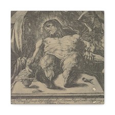 Orazio Borgianni - Compianto sul corpo di Cristo - 1615 - Arte da parete su tela