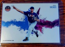 2026 Stars & Stripes USA Baseball #6 Paul Skenes Color Blast SSP PIRATES