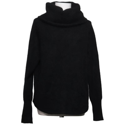 Rosa, Rollkragenpullover, Größe: S, Schwarz, Kaschmir, Einfarbig, Damen #6g0