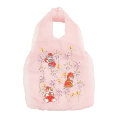 Mofusand × Hibiya Kadan Tulle Bag Koi Bloom Pink 2026 Strawberry Cat Japan Neu