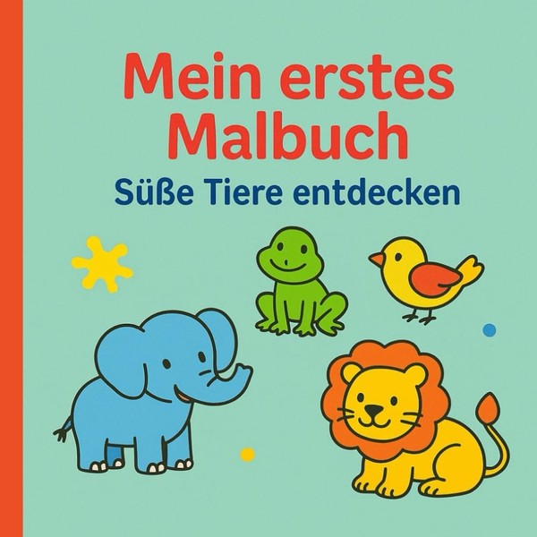 Malbuch FüR Kinder Ab 2 Jahren – GroßE Ausmalbilder, KreativitäT, Zeichnen-image