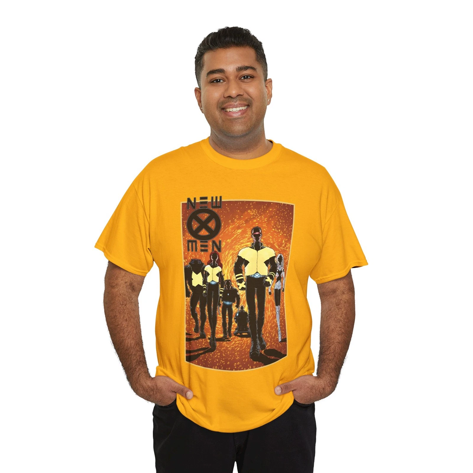 New X-Men T-Shirt - Frank Quitely Art - Wolverine, Cyclops, Jean Grey - Marvel