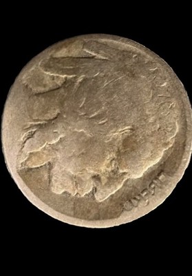 Rare buffalo nickel with no date