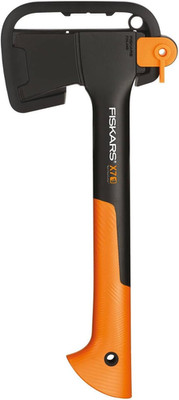 Fiskars Universalaxt X7-XS 1015618 Hochwertiger Stahl 35,5 cm Schwarz/Orange