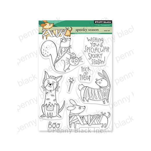 Penny Black Clear Stamps - Spooky Season 30-724