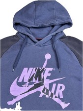 Nike Air Jordan Jumpman Pullover Hoodie Purple Size Large