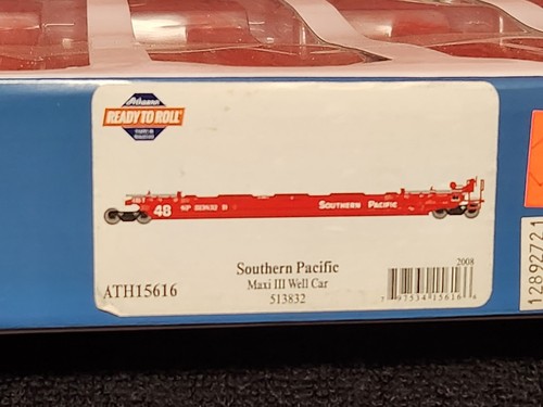Coche pozo Athearn listo para rodar escala HO Southern Pacific Max III #513832 | Condition: New