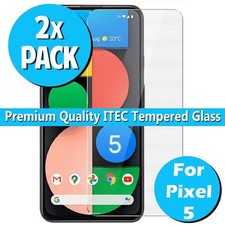 Screen Protector for Google Pixel 5 Clear Gorilla Tempered Glass Phone Cover