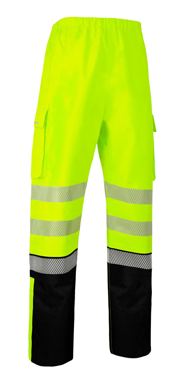 Beeswift Deltic Hi-Vis Two-Tone Ripstop Breathable Waterproof Trouser Yellow 4XL