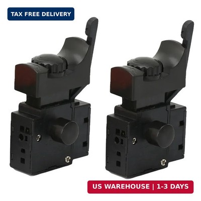 2 Pack Hammer Drill Trigger Switch Replacement FA2-6/1BEK 6A 5E4 DPST Speed Trig