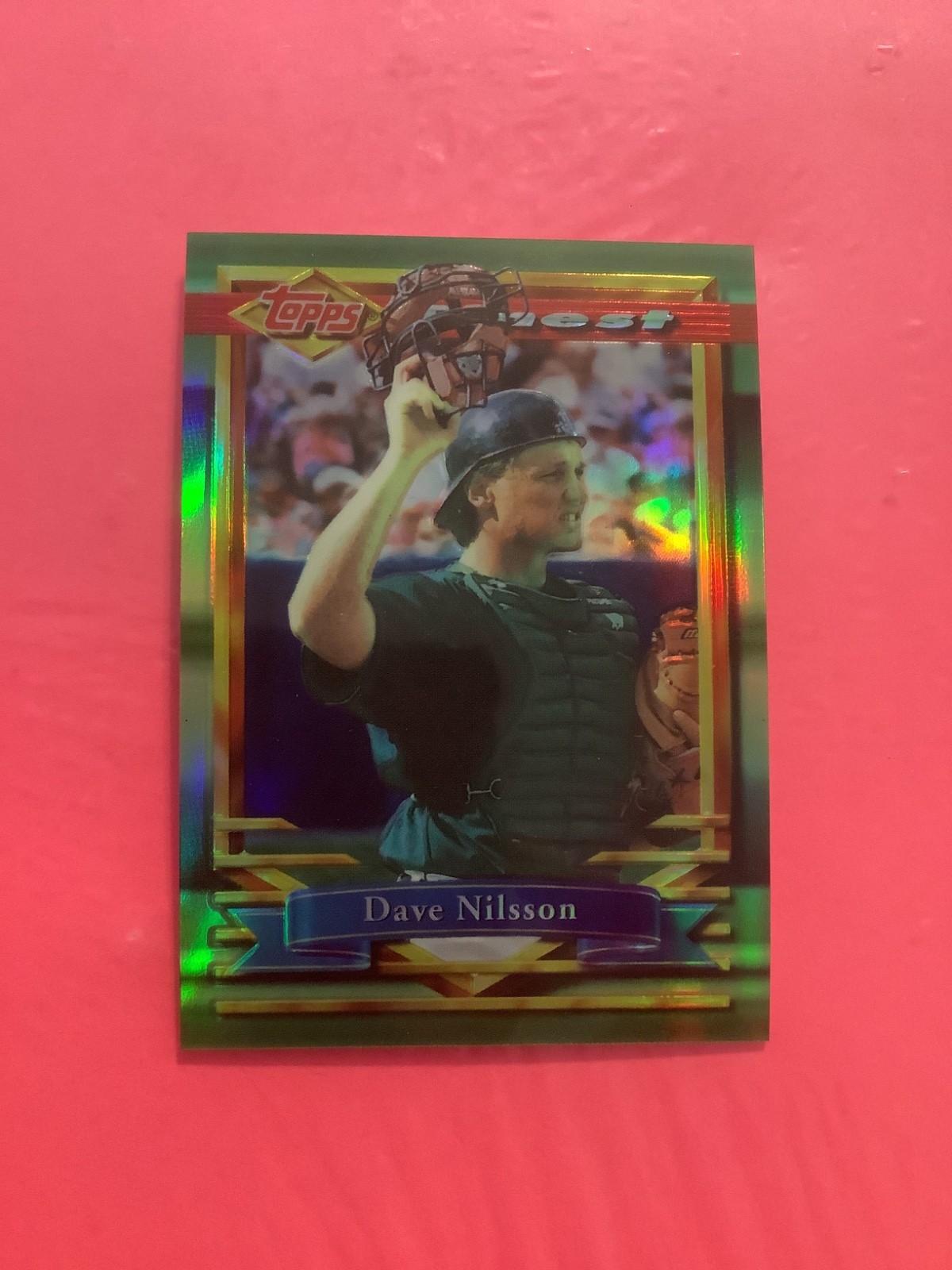 1994 Topps Finest - Dave Nilsson #268 Refractor