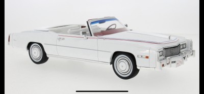 DyDo PREMIUMMINICARCOLLECTION5台セット名車20台含 MCG 1976 Cadillac Eldorado Convertible White 1:18*New!*Coming Soon